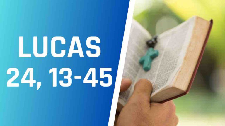 Evangelio según San LUCAS 24, 13-45