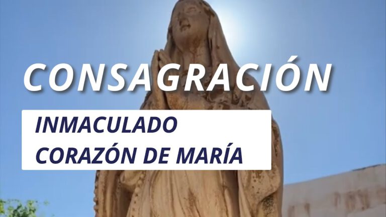 Consagración al Inmaculado Corazón de María