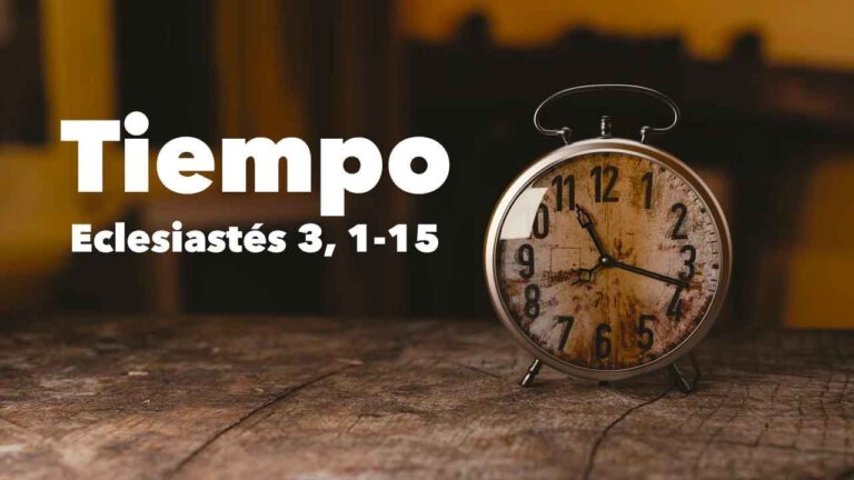 CANCIÓN TIEMPO basada en Eclesiastés
