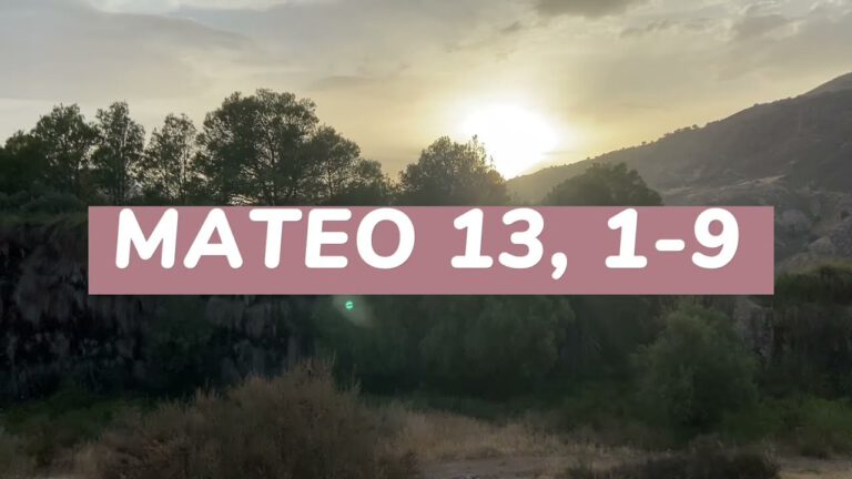 MATEO 13, 1-9
