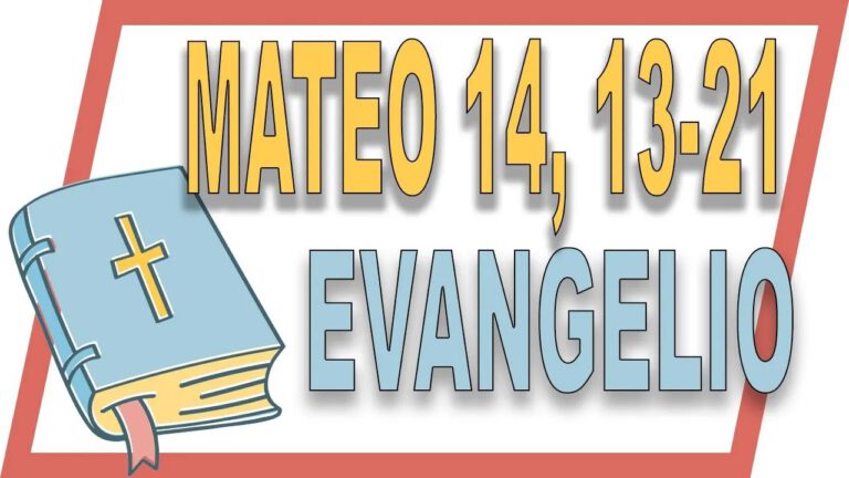EVANGELIO Seg n SAN MATEO 14 13 21 Padrenuestro