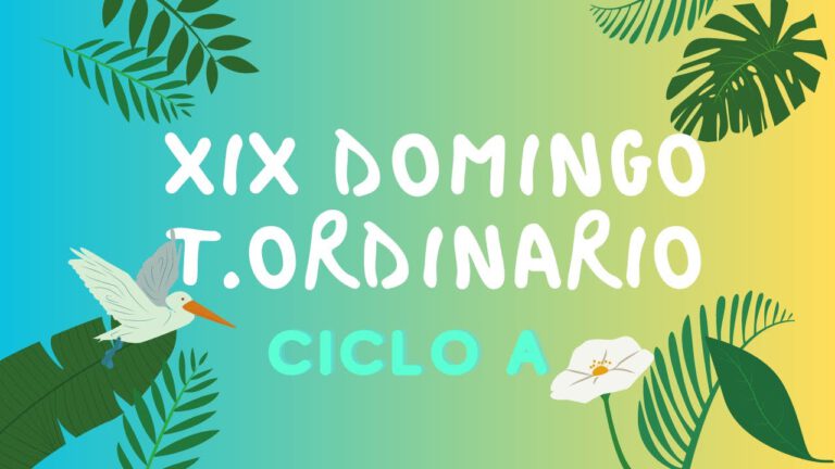 XIX Domingo del Tiempo ordinario