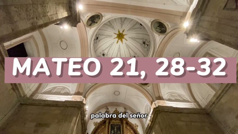 Evangelio según San Mateo 21,28-32