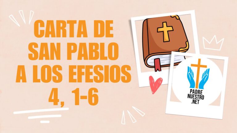 Carta del apóstol san Pablo a los Efesios 4,1-6