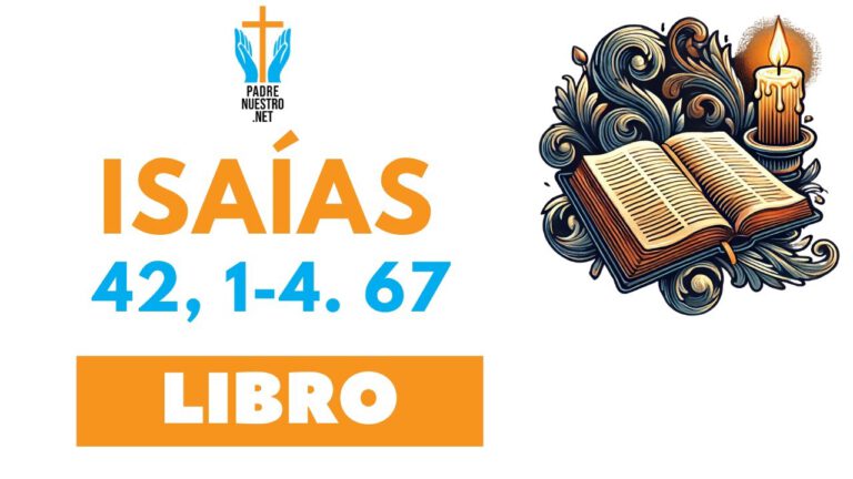 Reflexión del libro de Isaías 42, 1-4. 67