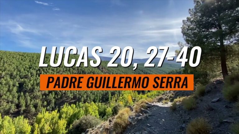 EVANGELIO SEGÚN SAN LUCAS 20, 27-40