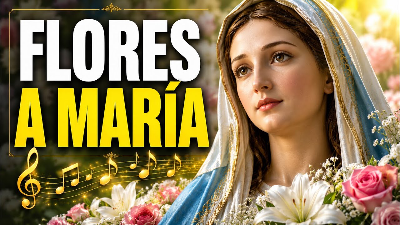 Con flores a María