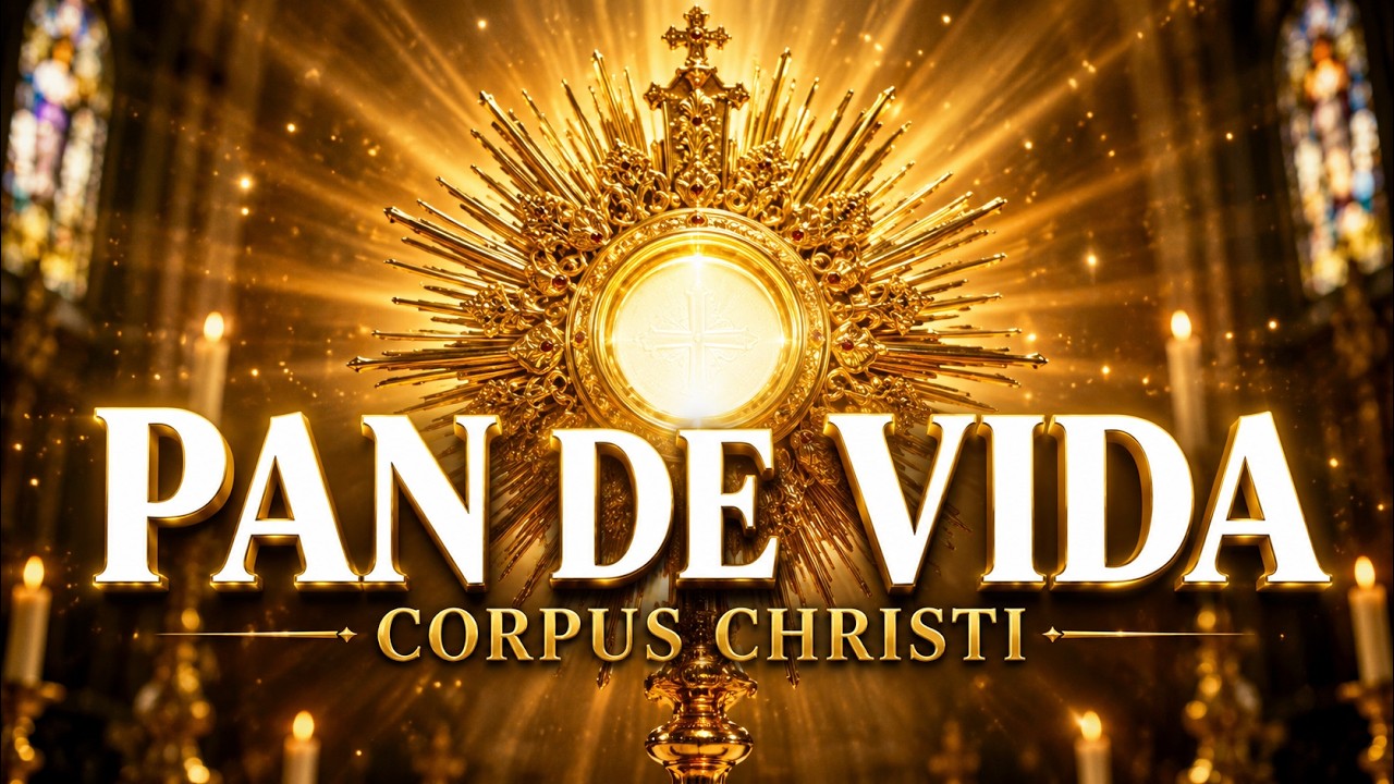 Jesús Eucaristía expuesto en la custodia durante la procesión de Corpus Christi
