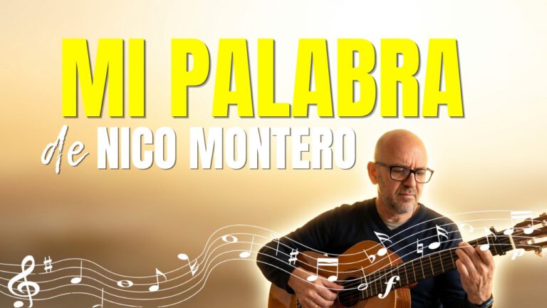 Canción Mi palabra de Nico Montero