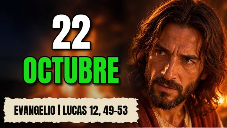 Evangelio del día 22 de octubre